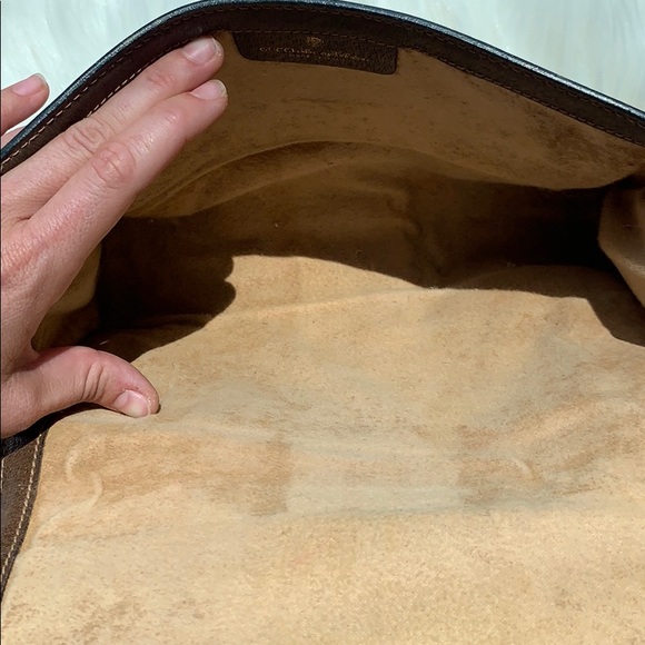 Vintage Gucci Leather Coated Canvas Clutch (Real) - Picture 7 of 8